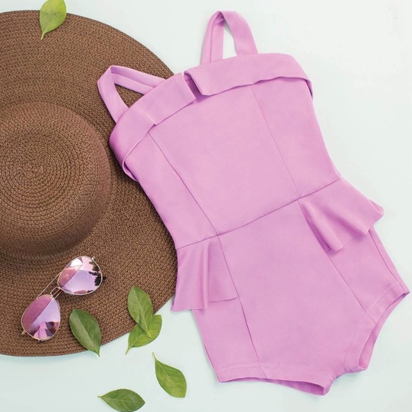 Joyfolie size 3 Gorgeous Purple Vintage Swimsuit - Picture 4 of 4